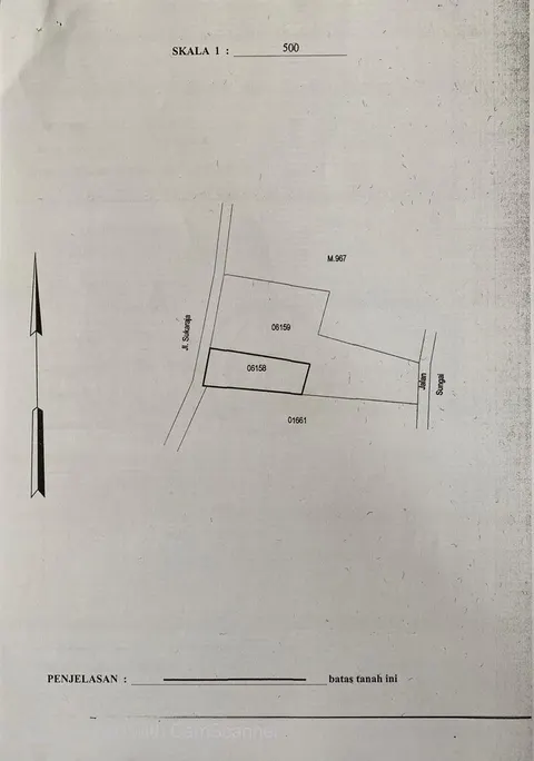 Dijual Tanah di mainroad Sukaraja, sayap pasteur